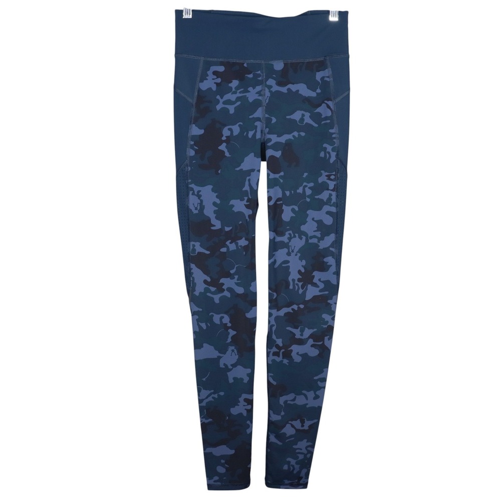 Sweaty Betty Zero Gravity Camo Leggings Womens Small Blue High Waist Athletic